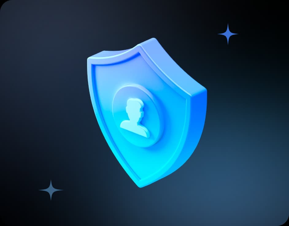 Shield with gradient image