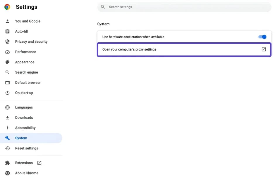 Як налаштувати проксі-сервери в Google Chrome