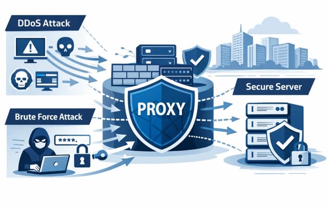 Прокси и безопасность: защита от DDoS и brute-force атак | StableProxy